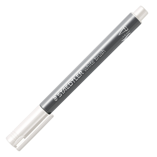 Marker Brush Metallic white