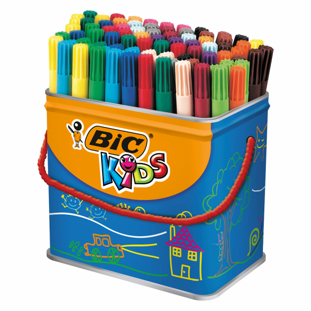  GIOTTO be-bè Colouring Felt Tip Pens for Young Children, Box of  36 Pens in Assorted Colours, Super Washable, Ideal for School & Home :  Electronics