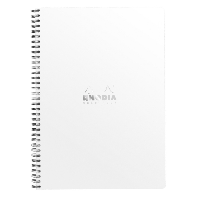 Notebook Spiral White A4 Ruled