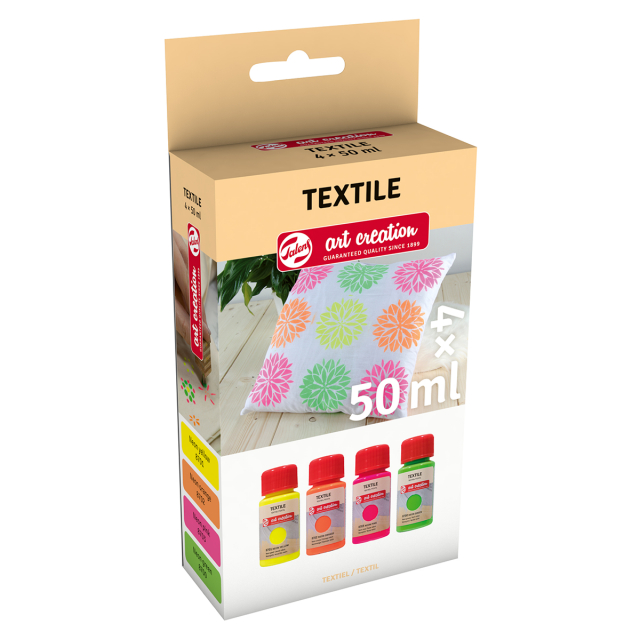 Textile Dye Set 4 x 50 ml Neon