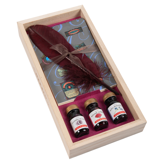 Calligraphy Set with Goose Quill & Ink