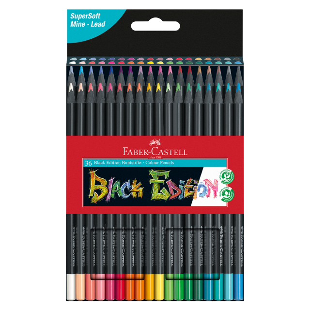 Coloring pencils Black Edition 36-set