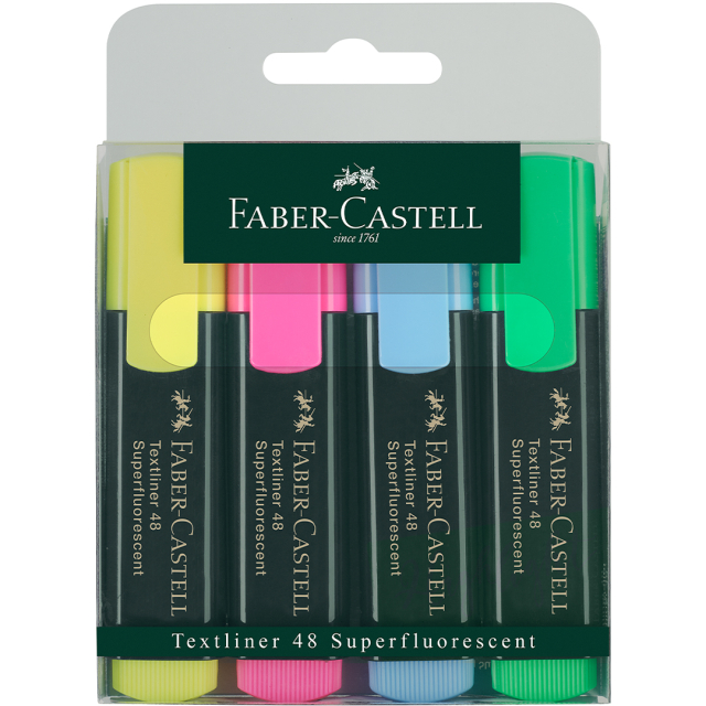 Textliner 48 Highlighter 4-pack