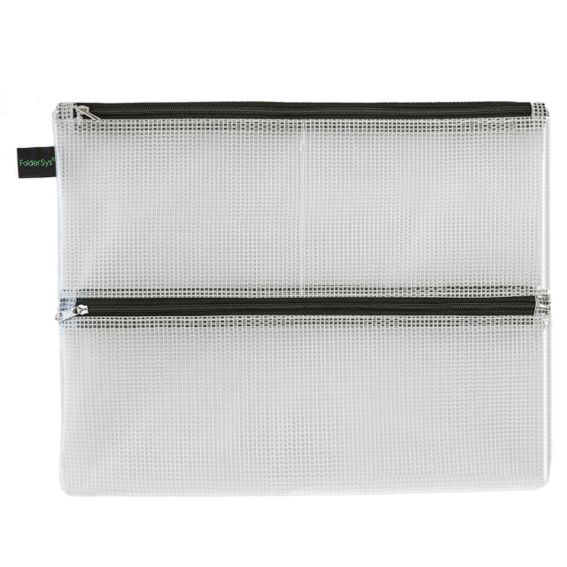 Double-Zip Pouch Mesh A4