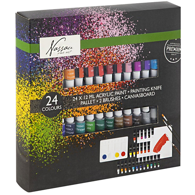 Classic Acrylic 12 ml 24-set