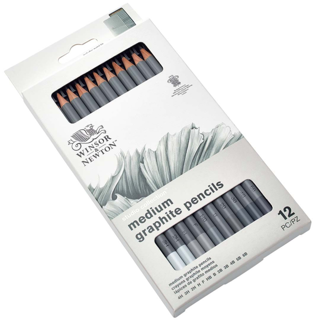 Studio Collection Graphite Pencils Medium Set of 12