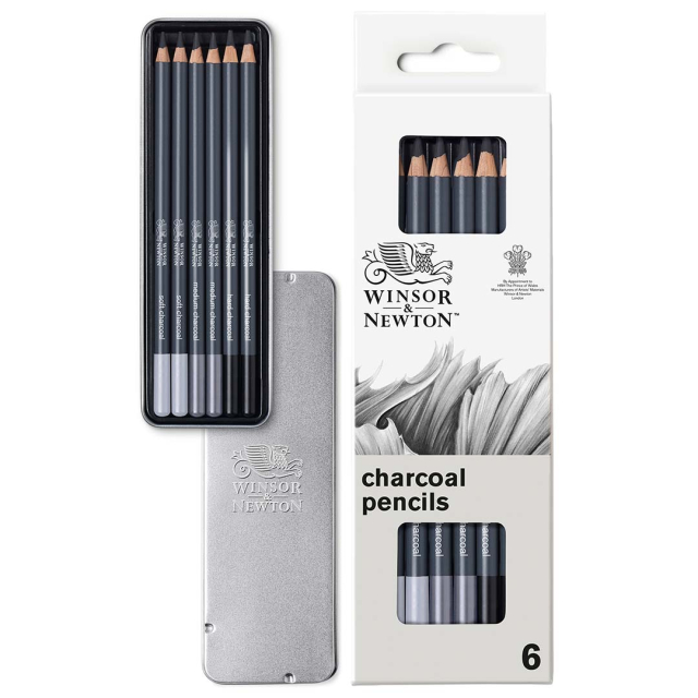 Studio Collection Charcoal Pencils Set of 6