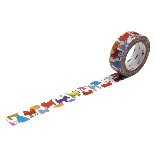 Washi-tape Lisa Larson Colorful Dog x MT