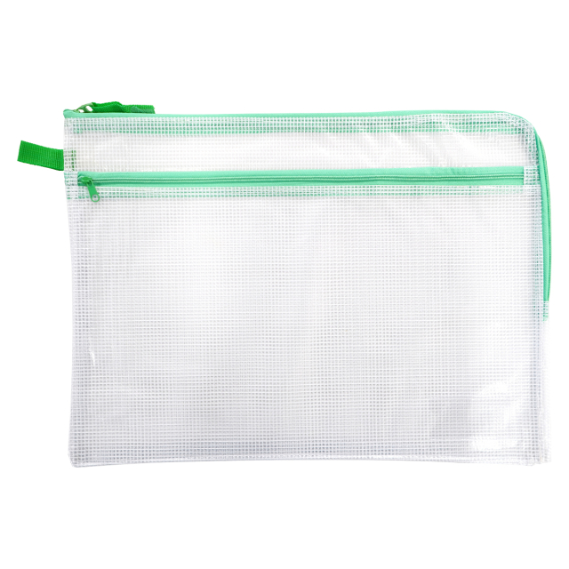 Double Zipper Pouch 38x27 cm