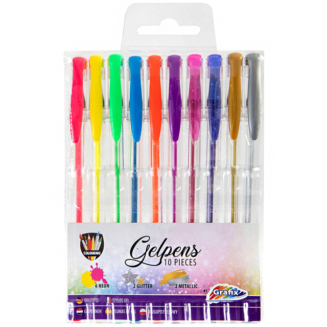 Gel pens 10-set