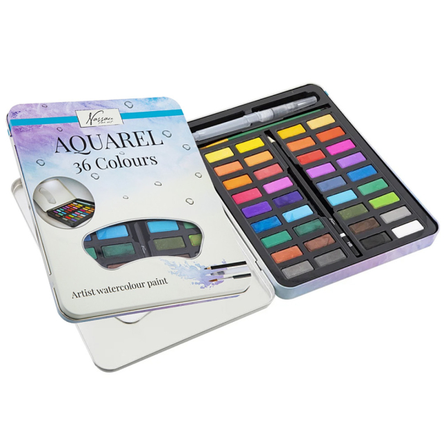 Aquarel pans 36-set