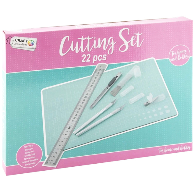 Cuttingmat A4 + Accessories Set