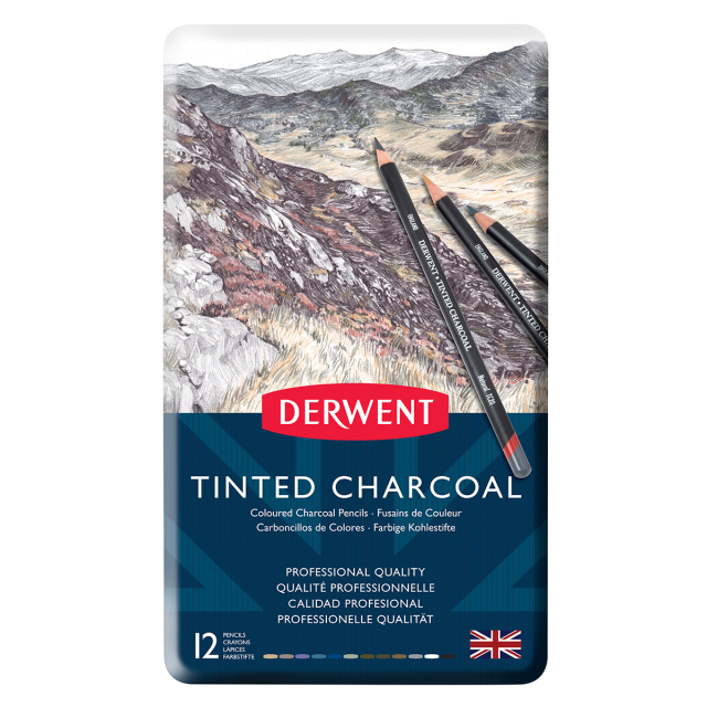 Tinted Charcoal Set of 12