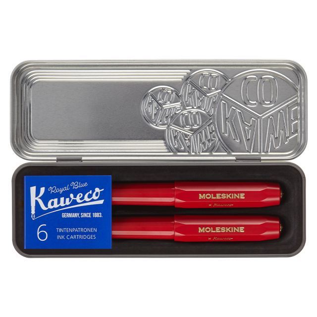 Kaweco x Moleskine Set Red