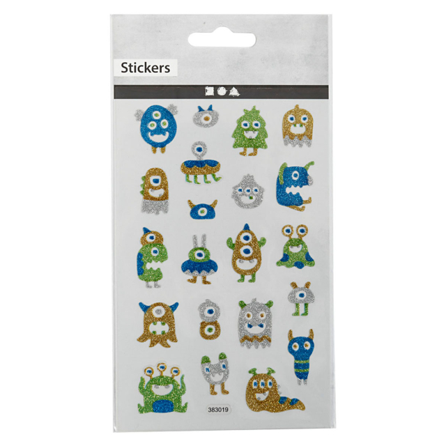 Stickers Aliens 1 sheet