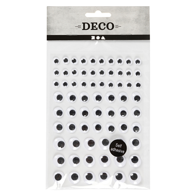 Googly Eyes 69-pack Self-adhesive