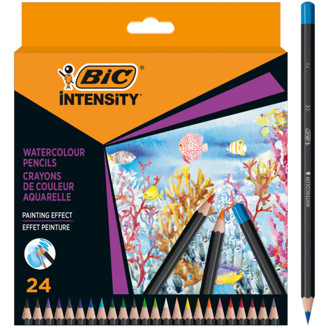 Watercolour pencils Intensity 24-set