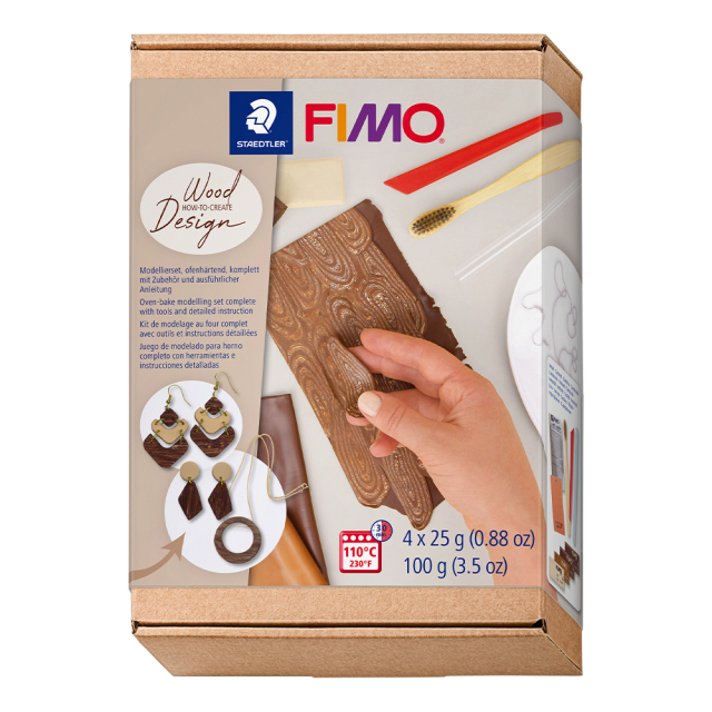 FIMO® Air 12.3oz. Wood-Effect Air-Dry Modeling Clay