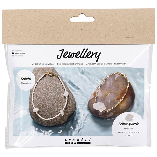 Mini DIY-kit Jewellery Clear Quartz