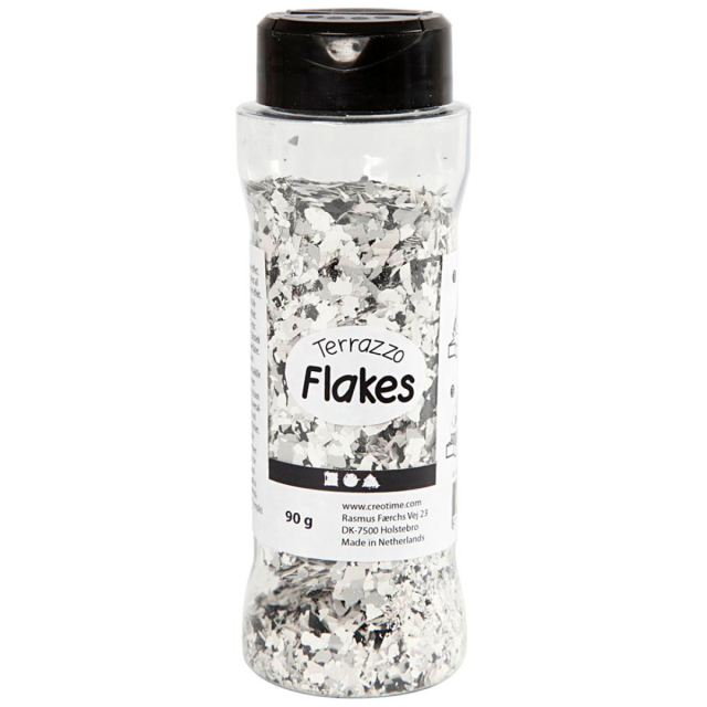 Terrazzo Flakes 90g Dark gray