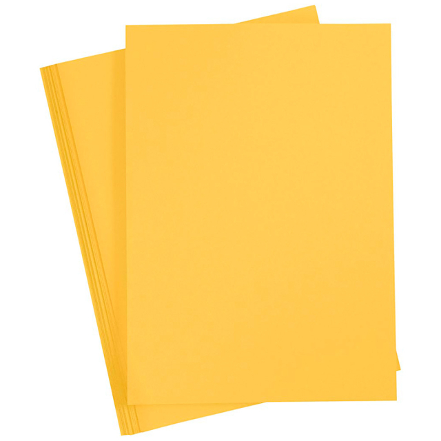 Coloured paper Yellow A4 180g 20 sheets