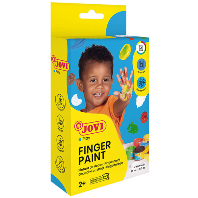 Finger Paint 6x35 ml Base colours (2 years+)