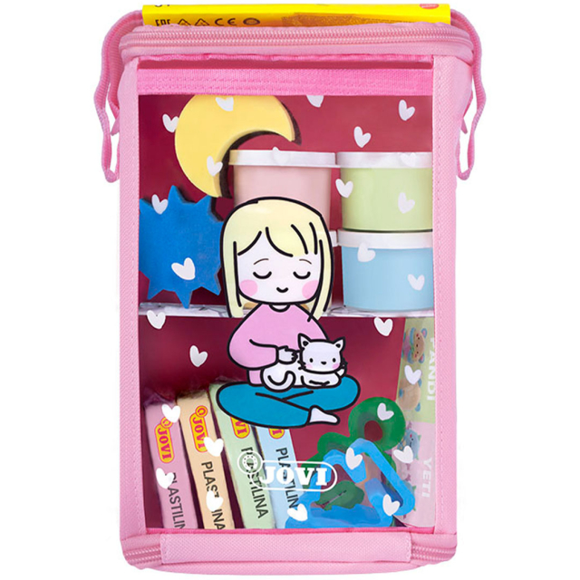 Craft bag Clay & Gouache paint 15 pieces Cat (3 years+)