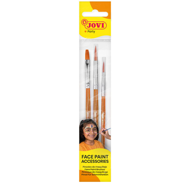 Face Paint Brushes 3 pcs