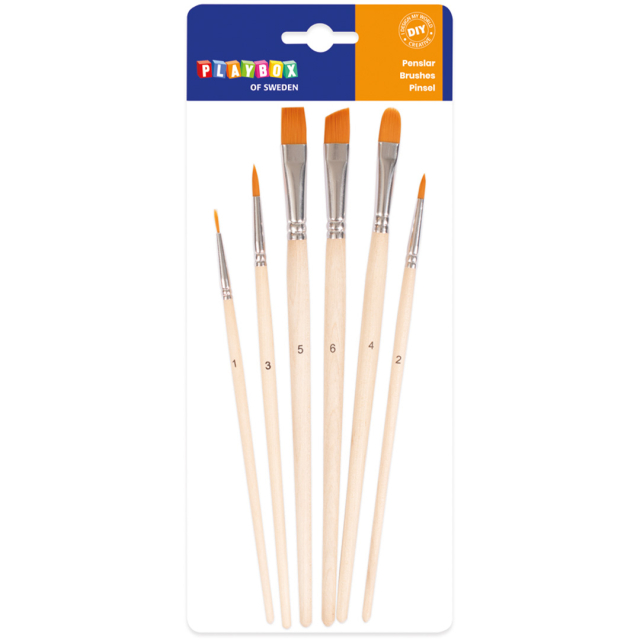 Brush set 6-pack