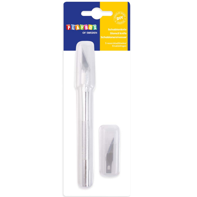 Stencil knife + 5 blades