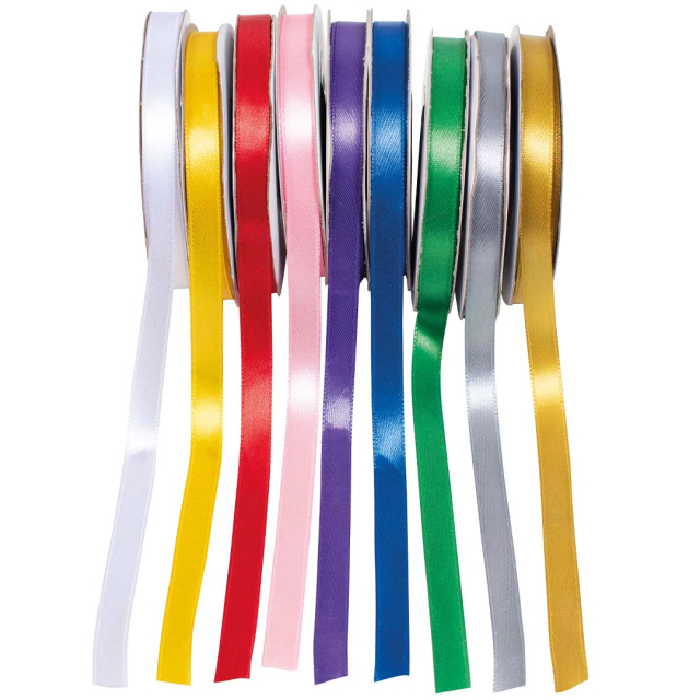 Satin ribbon 9-pack