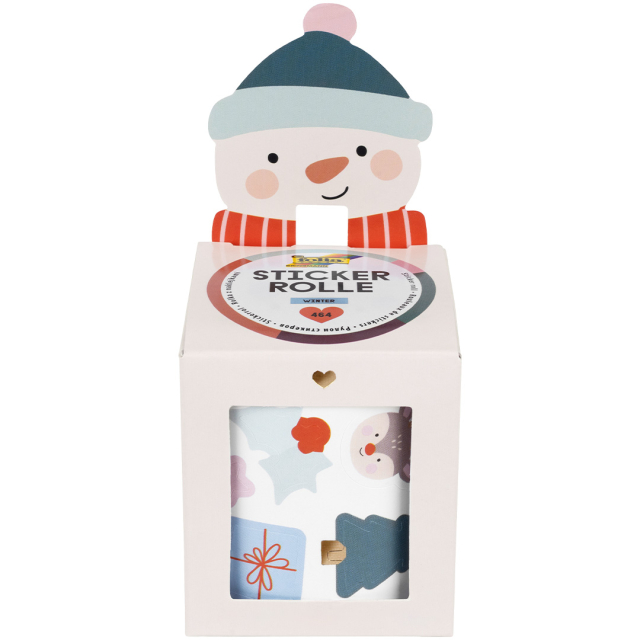 Sticker on roll Winter