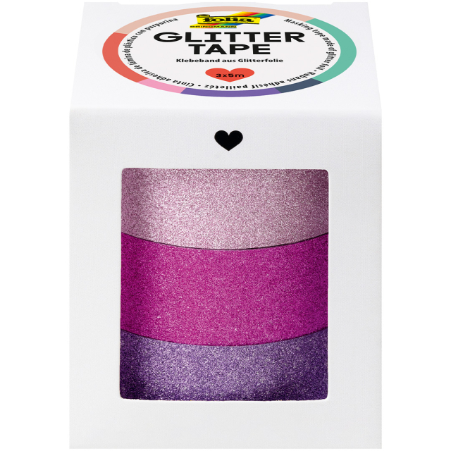 Glitter-Tape Purple 3-pack