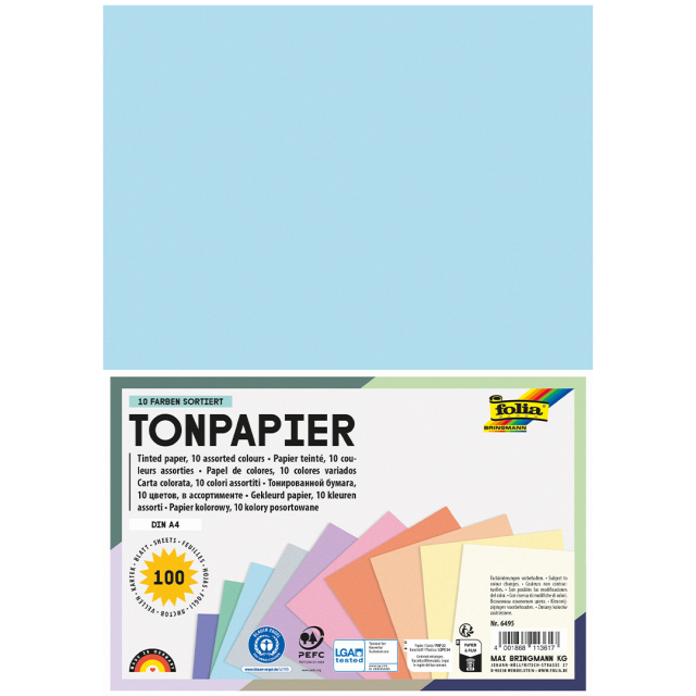 Tinted Paper Pastel A4 100 Sheet