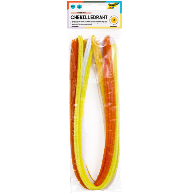 Pipe Cleaners Yellow 10-pack