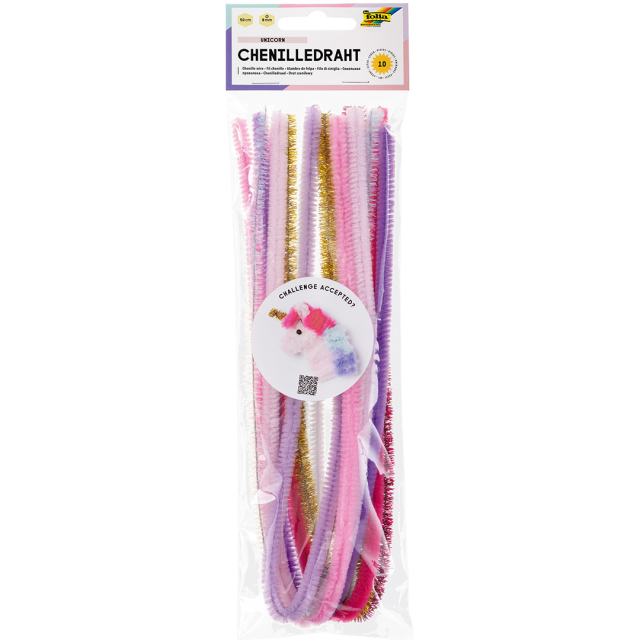 DIY-kit Pipe Cleaners Unicorn 10-pack
