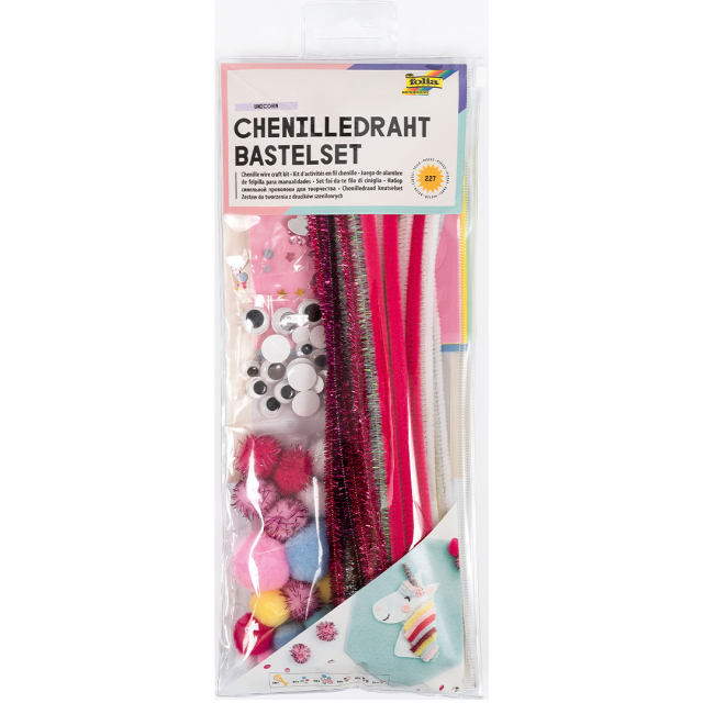 DIY-kit Pipe Cleaners Unicorn 227 pcs