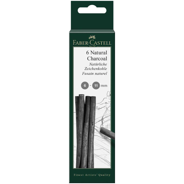 6 Natural Charcoal