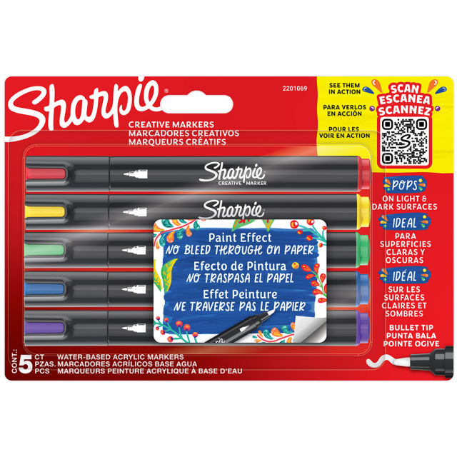 Creative Marker Bullet Tip 5-pack