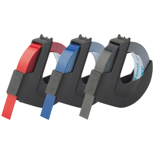 Embossing Label Tape 9mm x 3m Black  in the group Hobby & Creativity / Organize / Label maker at Pen Store (131711)