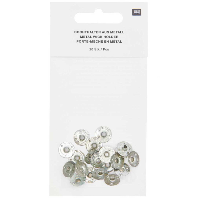 Metal wick holder 20 pcs