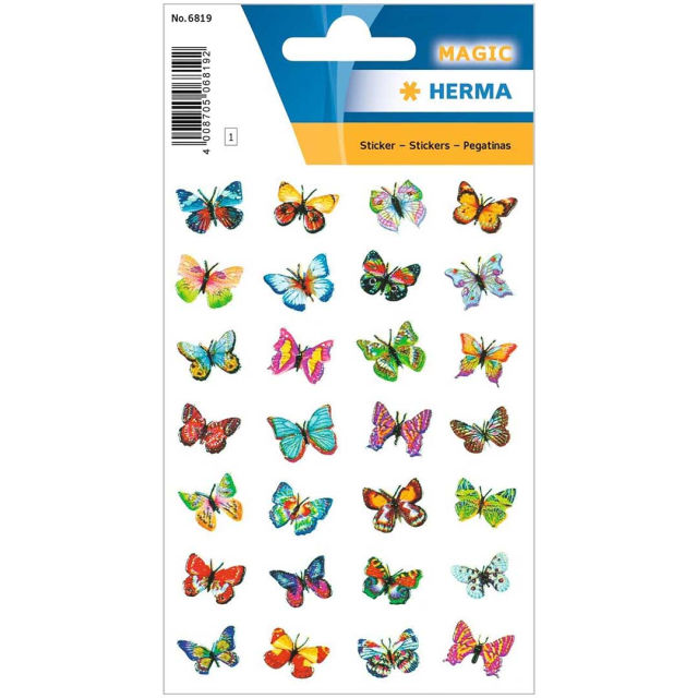 Stickers Mini butterflies 1 sheet