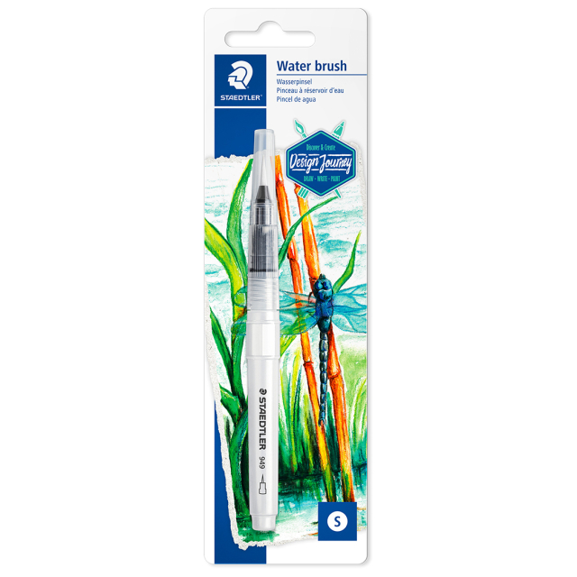 Refillable water brush