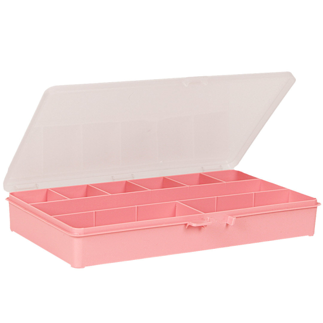 Storage box with 9 trays