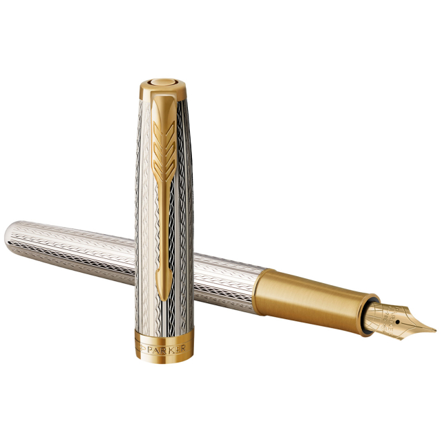 Sonnet Mistral Silver Fountain pen Fine