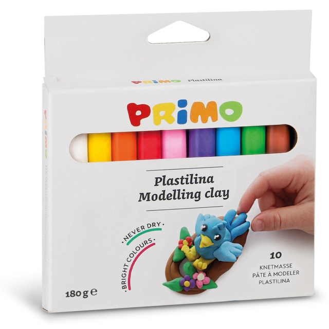 Plastilina Modelling clay 10-pack 18 g