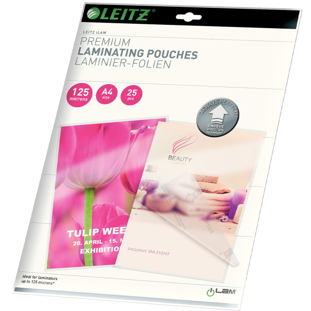 Laminating pouches A4 125 mic 25-pack