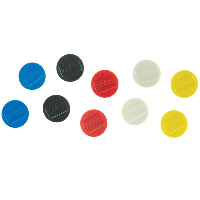 Magnets 32 mm 10-pack Colour mix