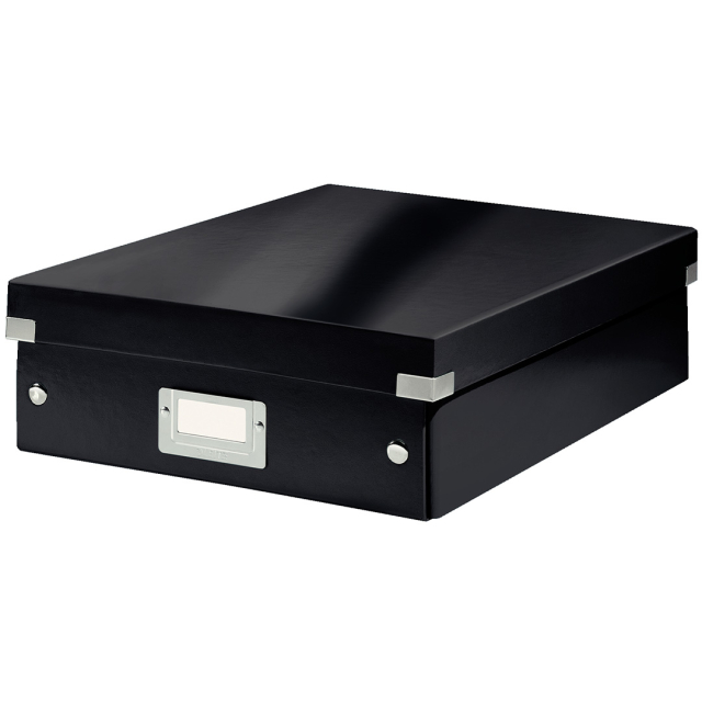 Click&Store Medium Sorting Box Black