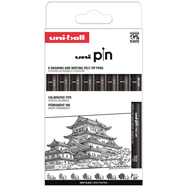 Pin Fine Line 8-set Classic 1